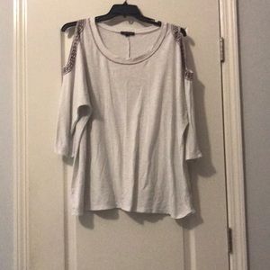 Cold shoulder blouse